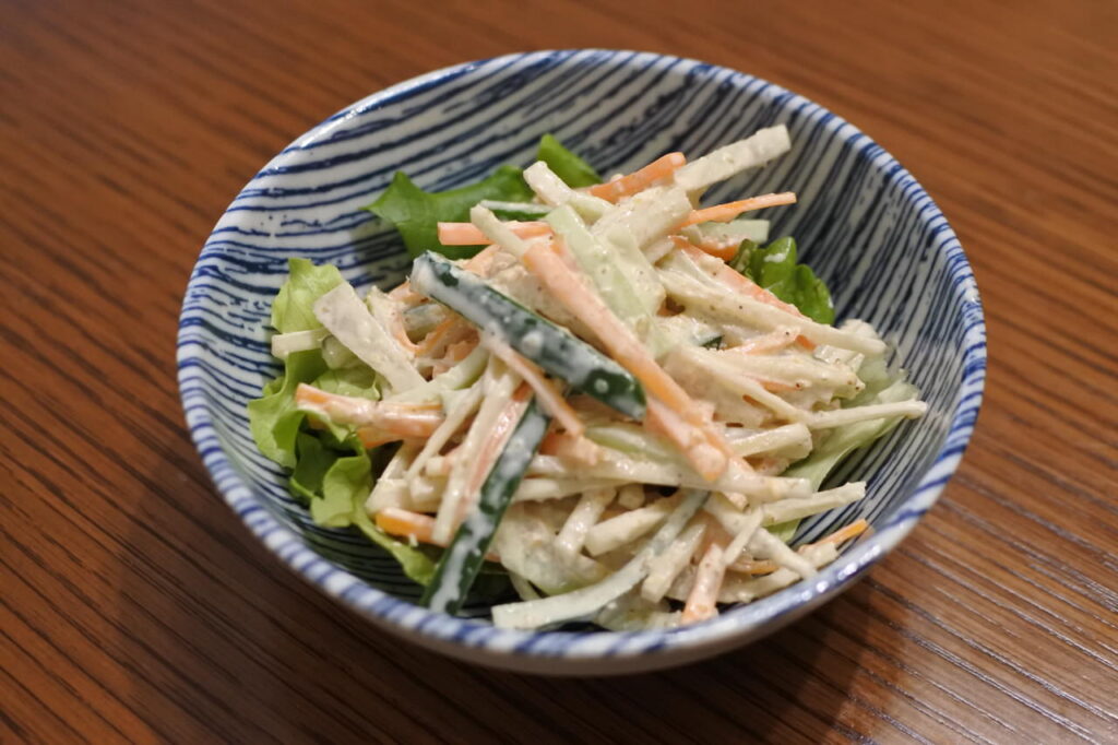 ごぼうサラダ　辛子マヨネーズ　レシピ