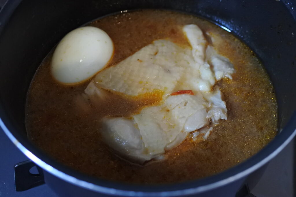鶏チャーシュー　つけ麺　スープ　作り方